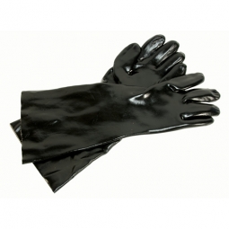 18" Black Elbow Length Gloves