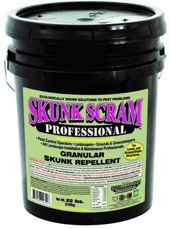 Skunk Scram™ Professional Skunk Repellent - 22 lbs. | Wildlife Control ...