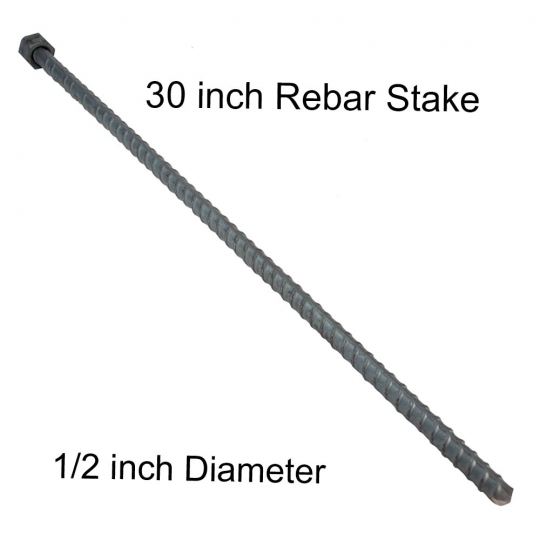 1/2 x 30 Rebar Stake (Single)