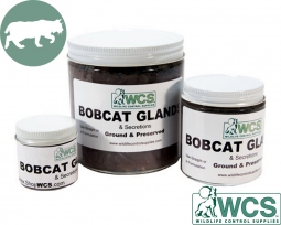 WCS™ Bobcat Glands - Ground, Aged & Preserved