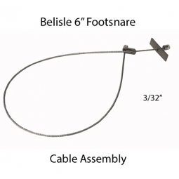 Belisle 6" Foot Snare Replacement Cable - 3/32"