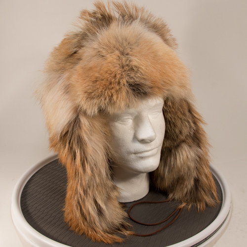 real coyote fur hat