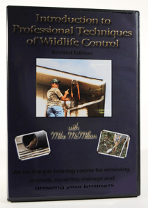 Introduction to Professional Techniques of Wildlife Control by Mike McMillan (DVD)