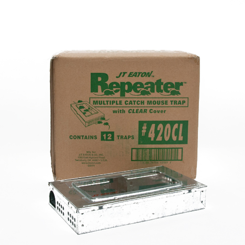 Repeater Multiple Catch Mouse Trap with Clear Lid