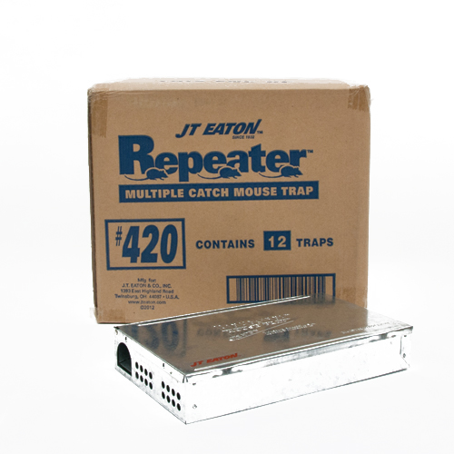 JT420 CL Repeater Mouse Trap with clear top