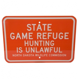 State Game Refuge Sign