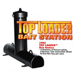 Microbait Steel Mouse Bait Station, Black (CASE of 8), Wildlife Control  Supplies