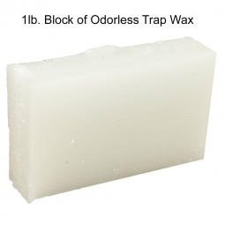 Pure White Odorless Trap Wax